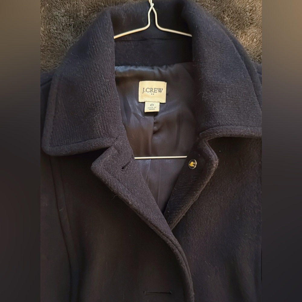 J. Crew Midnight Blue Wool Coat - Picture 5 of 5